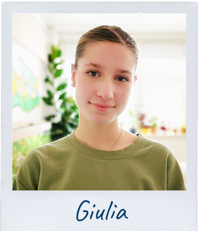 Schülerin des DPFA-Regenbogen-Gymnasiums Zwickau: Giulia